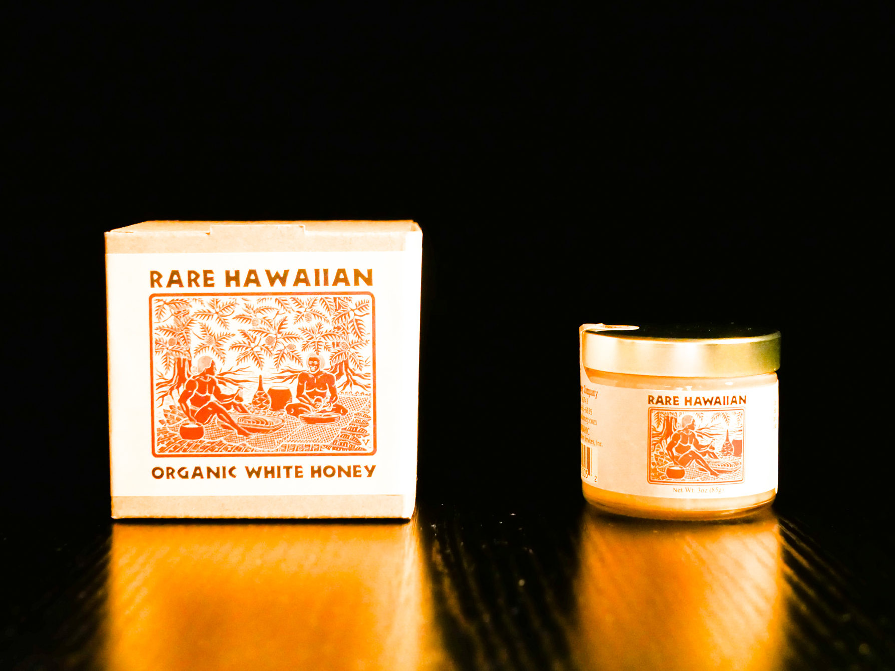 rare hawaiian organic white honeyの写真
